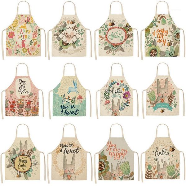 parent-child kitchen apron happy easter eggs print sleeveless cotton linen aprons for kids men women home cleaning tools1
parent-child kitchen apron happy easter eggs print sleeveless cotton linen aprons for kids men women home cleaning tools1