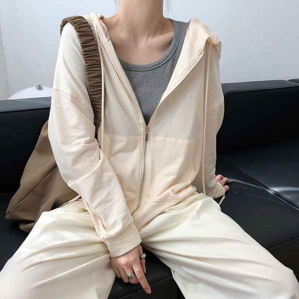 2021 new autumn long sleeve hooded pure color casual hoodied women white hoodies summer ulkg, Black
2021 new autumn long sleeve hooded pure color casual hoodied women white hoodies summer ulkg, Black