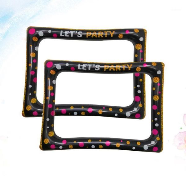 2pcs beautiful p prop selfie frame p frame decoration for party1