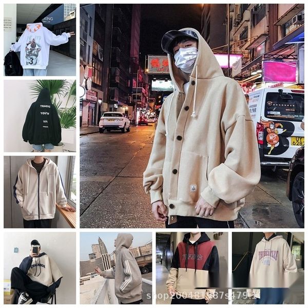 new autumn 2020 men's pullover pullovercoat pulloverzipper hooded pullover for men's sweater casual long sleeve trendy coat for me, Black
new autumn 2020 men's pullover pullovercoat pulloverzipper hooded pullover for men's sweater casual long sleeve trendy coat for me, Black