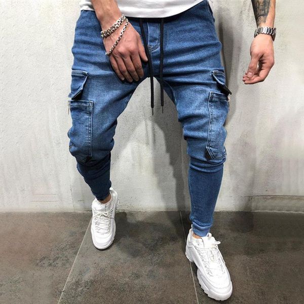 cofekate denim pants men zipper pocket jeans hip hop male casual slim long trousers bottoms denim skinny jeans for men, Blue
cofekate denim pants men zipper pocket jeans hip hop male casual slim long trousers bottoms denim skinny jeans for men, Blue