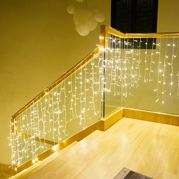6m x 1.5m 288 bulbs icicle led garland curtain lights christmas decorations for wedding home living room new year party holiday lighting
6m x 1.5m 288 bulbs icicle led garland curtain lights christmas decorations for wedding home living room new year party holiday lighting