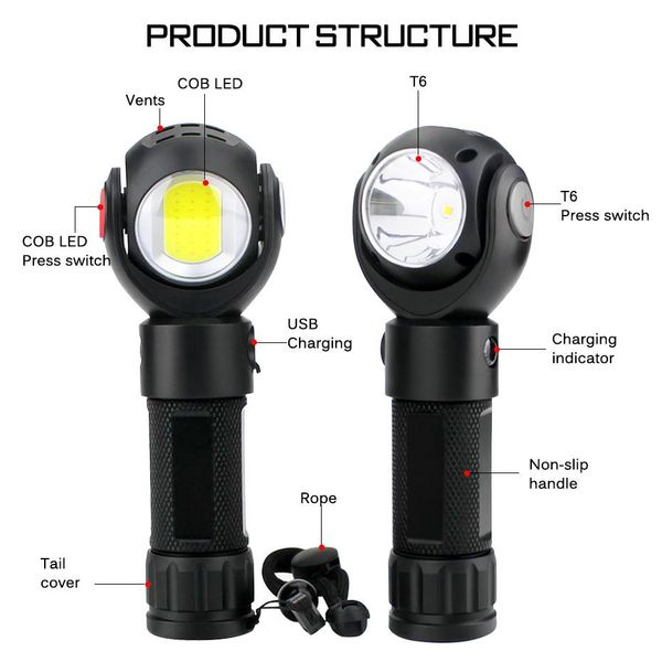 светодиодный фонарик 360 градусов t6 cob torch 2000lm водонепроницаемый с магнитом usb светодиодный факел 7 режимов используйте aaa или 1865
светодиодный фонарик 360 градусов t6 cob torch 2000lm водонепроницаемый с магнитом usb светодиодный факел 7 режимов используйте aaa или 1865