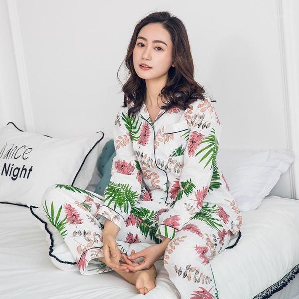new spring clothing home clothing cotton gauze ladies pajamas fresh women's pajamas long sleeve sleepwear female pyjamas suit1, Black;red
new spring clothing home clothing cotton gauze ladies pajamas fresh women's pajamas long sleeve sleepwear female pyjamas suit1, Black;red