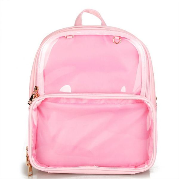 2020 new style transparent backpack student school bag mobile phone purse breathable gel bag
2020 new style transparent backpack student school bag mobile phone purse breathable gel bag