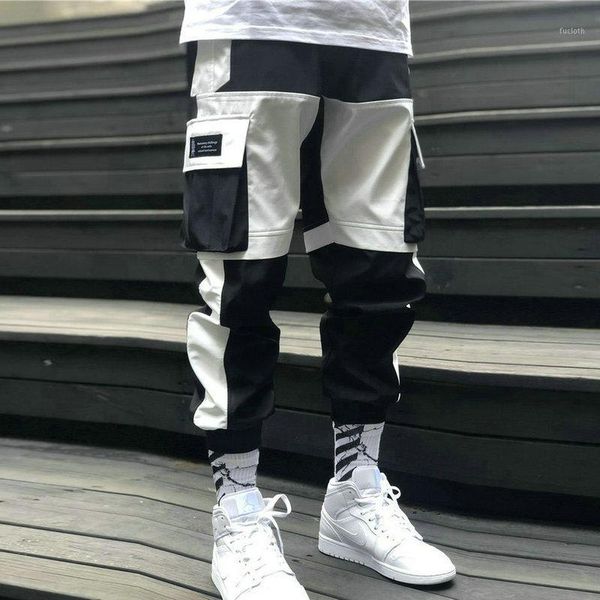 2020 spring summer mens harem pants streetwear jogger multi-pocket ribbons trousers men hip hop sweatpants trousers1, Black
2020 spring summer mens harem pants streetwear jogger multi-pocket ribbons trousers men hip hop sweatpants trousers1, Black