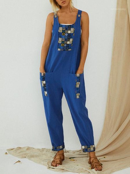 hirigin 2020 women's cool sleeveless jumpsuit fashion vintage ethnic printed full length casual jumpsuit cotton linen overalls1, Black;white
hirigin 2020 women's cool sleeveless jumpsuit fashion vintage ethnic printed full length casual jumpsuit cotton linen overalls1, Black;white