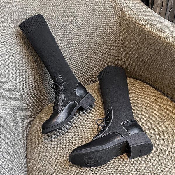 stretch socks boots ladies winter shoe woman female women shoes chunky boots women designer 2021 knee high fashion, Black
stretch socks boots ladies winter shoe woman female women shoes chunky boots women designer 2021 knee high fashion, Black