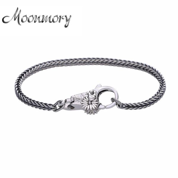 moonmory 2020 new 925 sterling silver vintage thai silver bracelet for women silver buckle bracelet for diy bead jewelry markingq0111, Black
moonmory 2020 new 925 sterling silver vintage thai silver bracelet for women silver buckle bracelet for diy bead jewelry markingq0111, Black