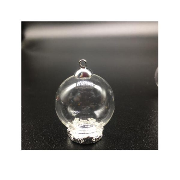 20sets 25*15mm miniature terrarium glass globes metal crown base tray jewelry necklace lanugo vial pendant diy wishing sqcsop, Black
20sets 25*15mm miniature terrarium glass globes metal crown base tray jewelry necklace lanugo vial pendant diy wishing sqcsop, Black