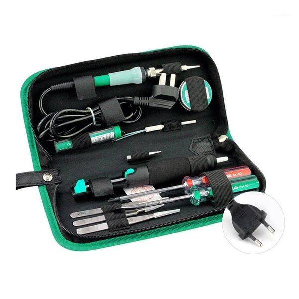 la101311 11pcs / la101312 12pcs electric soldering iron kit welding repair tools with solder paste tweezers tin sucker wire1
la101311 11pcs / la101312 12pcs electric soldering iron kit welding repair tools with solder paste tweezers tin sucker wire1