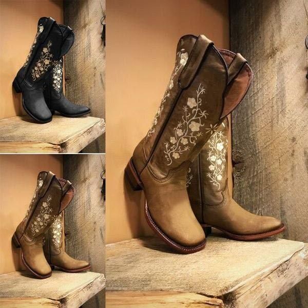 2020 plus new size women boots winter wram square heel boots embroidered thicken motorcycle mid calf botas mujer, Black
2020 plus new size women boots winter wram square heel boots embroidered thicken motorcycle mid calf botas mujer, Black