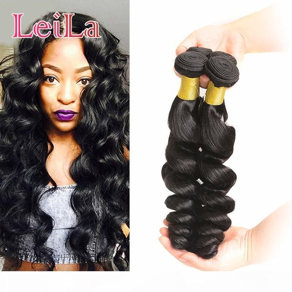 peruvian loose wave 3 bundles hair extensions weft three bundles 100% unprocessed human hair wefts 3pieces one set virgin, Black
peruvian loose wave 3 bundles hair extensions weft three bundles 100% unprocessed human hair wefts 3pieces one set virgin, Black