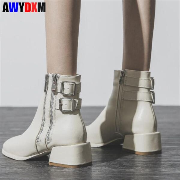 designer women's leather boots pointed woman shoes autumn classic boots solid female ankle casual buckle zip botas mujer, Black
designer women's leather boots pointed woman shoes autumn classic boots solid female ankle casual buckle zip botas mujer, Black
