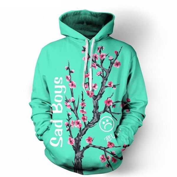 men's hoodies & sweatshirts 2021 men/women 3d printing jumper sweatshirt harajuku sad boys plum blossom jacket, Black
men's hoodies & sweatshirts 2021 men/women 3d printing jumper sweatshirt harajuku sad boys plum blossom jacket, Black