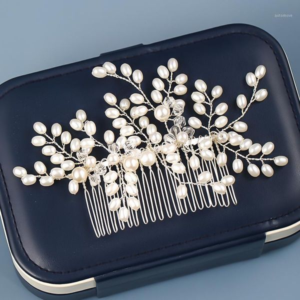 brunch pearl crystal hair comb wedding bride hair jewelry women silver color daily accessories for clips for ornaments1, Golden;silver
brunch pearl crystal hair comb wedding bride hair jewelry women silver color daily accessories for clips for ornaments1, Golden;silver