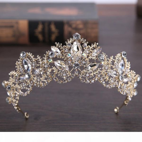 2020 new fashion luxury crystal ab bridal crown tiaras light gold diadem tiaras for women bride wedding hair accessories, Black;brown
2020 new fashion luxury crystal ab bridal crown tiaras light gold diadem tiaras for women bride wedding hair accessories, Black;brown