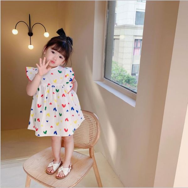 girl's dresses 2021 summer toddler casual princess dress baby girl colorful love pattern sleeve round neck, Red;yellow
girl's dresses 2021 summer toddler casual princess dress baby girl colorful love pattern sleeve round neck, Red;yellow