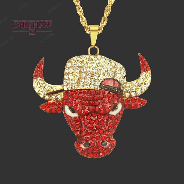 chains chuhan accessories fashion mens domineering rhinestones ox head pendant necklace personality hip hop men's c235, Silver
chains chuhan accessories fashion mens domineering rhinestones ox head pendant necklace personality hip hop men's c235, Silver