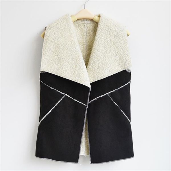 new vintage осень зима женщины suede теплый флис убавьте воротник жилет куртки без рукавов тонкий верхняя одежда пальто жилет, Black;white
new vintage осень зима женщины suede теплый флис убавьте воротник жилет куртки без рукавов тонкий верхняя одежда пальто жилет, Black;white