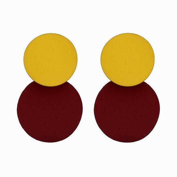 stud fashion unique big round drop leaf earrings multicolor ethnic pendant for women party wedding jewelry, Golden;silver
stud fashion unique big round drop leaf earrings multicolor ethnic pendant for women party wedding jewelry, Golden;silver
