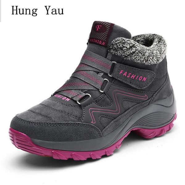 winter woman snow boots ankle warm outdoor shoes waterproof non-slip sneakers female casual flats fashion short plush thick sole, Black
winter woman snow boots ankle warm outdoor shoes waterproof non-slip sneakers female casual flats fashion short plush thick sole, Black