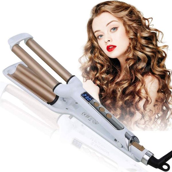 3 barrel hair curling iron wand 0.6 inch lcd display tourmaline ceramic hair waver curling iron fast heating hair waver curler
3 barrel hair curling iron wand 0.6 inch lcd display tourmaline ceramic hair waver curling iron fast heating hair waver curler