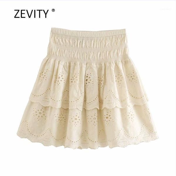 zevity women fashion hollow out embroidery ruffles mini skirt faldas mujer ladies elastic waist solid chic casual skirts qun6471, Black
zevity women fashion hollow out embroidery ruffles mini skirt faldas mujer ladies elastic waist solid chic casual skirts qun6471, Black