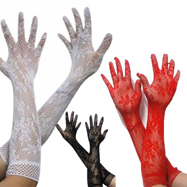 1 pair of ladies transparent lace gloves elbow length elegant floral gloves solid apparel accessories 3 colors, Blue;gray
1 pair of ladies transparent lace gloves elbow length elegant floral gloves solid apparel accessories 3 colors, Blue;gray
