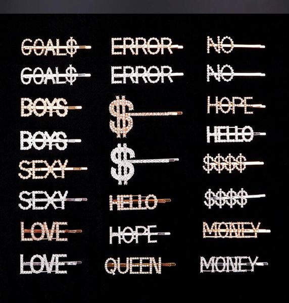 hairpins crystal shiny rhinestones word letters hair clips women styling tool hairpins diamond jewelry hair accessories for women girls, Golden;silver
hairpins crystal shiny rhinestones word letters hair clips women styling tool hairpins diamond jewelry hair accessories for women girls, Golden;silver