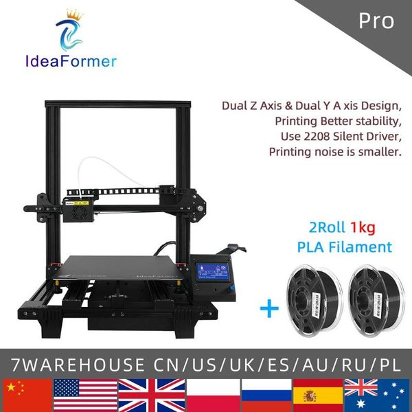 ideaformer id pro fdm 3d принтер двойной оси z двойной оси y печать размер 300 * 300 * 350мм full metal magnetic сложение плиты diy принтера
ideaformer id pro fdm 3d принтер двойной оси z двойной оси y печать размер 300 * 300 * 350мм full metal magnetic сложение плиты diy принтера