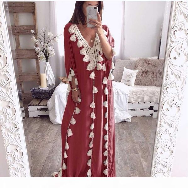 summer muslim dresses arabic islamic dubai kaftan abaya middle eastern moroccan kaftan dress indonesia turkey femme casual robe, Red
summer muslim dresses arabic islamic dubai kaftan abaya middle eastern moroccan kaftan dress indonesia turkey femme casual robe, Red
