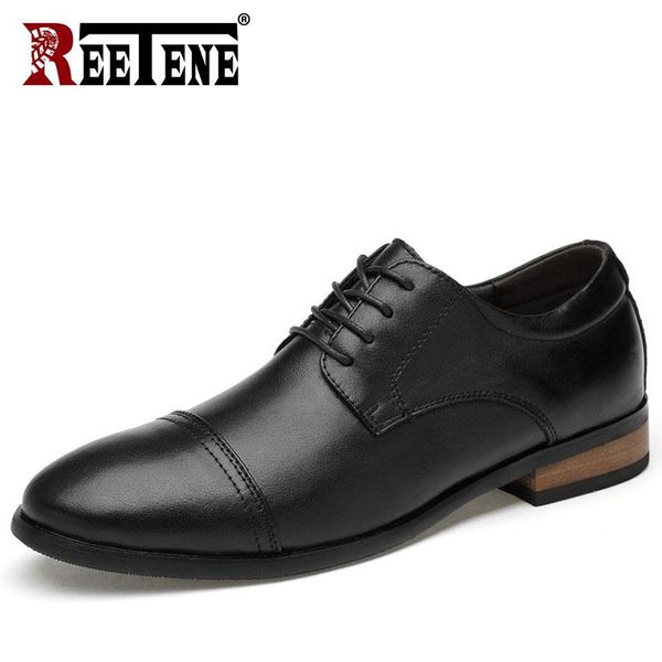 reetene business dress shoes men new genuine leather men's shoes lace up formal oxfords male footwear 37-48, Black
reetene business dress shoes men new genuine leather men's shoes lace up formal oxfords male footwear 37-48, Black