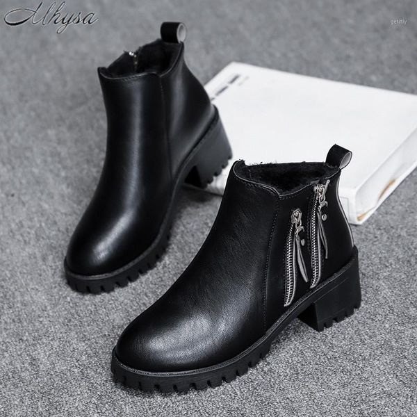 2021 autumn winter new leather boots women's comfortable casual high-heeled women's boots thick heel retro short1, Black
2021 autumn winter new leather boots women's comfortable casual high-heeled women's boots thick heel retro short1, Black