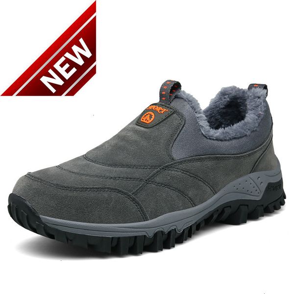 autumn and winter snow boots cover feet outdoor cotton plush warm sports casual men's shoes, Black
autumn and winter snow boots cover feet outdoor cotton plush warm sports casual men's shoes, Black