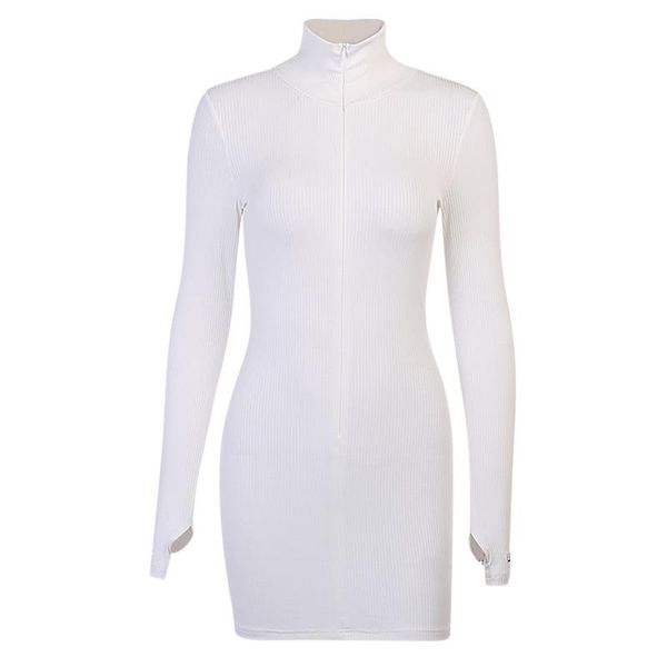 casual dresses women autumn fashion turtleneck solid letter elegant bodycon sprot dress spring skinny mini, Black;gray
casual dresses women autumn fashion turtleneck solid letter elegant bodycon sprot dress spring skinny mini, Black;gray