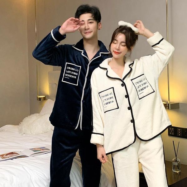 elan milre the winter of 2020 the new couple pajamas women coral fleece flannel two suits men thickening household to take, Black;brown
elan milre the winter of 2020 the new couple pajamas women coral fleece flannel two suits men thickening household to take, Black;brown