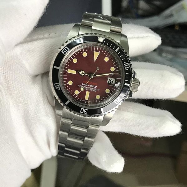 2021 new mens watch vintage classic version automatic mechanical movement stainless steel men watches male wristwatch, Slivery;brown
2021 new mens watch vintage classic version automatic mechanical movement stainless steel men watches male wristwatch, Slivery;brown