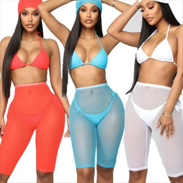 hirgin 2019 womens see through fishnet mesh shorts sheer bikini cover up high waist shorts, White;black
hirgin 2019 womens see through fishnet mesh shorts sheer bikini cover up high waist shorts, White;black