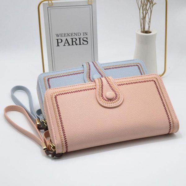 wallets female zipper leather ladies holder woman purse long women's 2021, Red;black
wallets female zipper leather ladies holder woman purse long women's 2021, Red;black