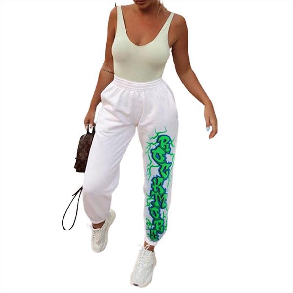 women korean loose trousers fashion flame letter pattern high waist casual pants girl student sports pants, Black;white
women korean loose trousers fashion flame letter pattern high waist casual pants girl student sports pants, Black;white