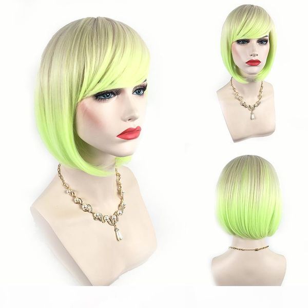 2018 festival lady cosplay wigs short hair wig nightclub bar bob haircut party lace wigs women silk periwig, Black
2018 festival lady cosplay wigs short hair wig nightclub bar bob haircut party lace wigs women silk periwig, Black