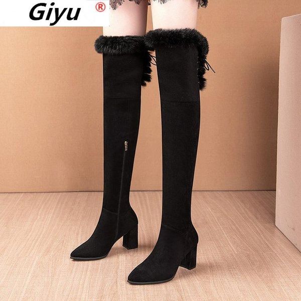 size 34-40 winter over the knee boots women stretch fabric thigh high woman shoes long bota feminina zapatos de mujer #66, Black
size 34-40 winter over the knee boots women stretch fabric thigh high woman shoes long bota feminina zapatos de mujer #66, Black