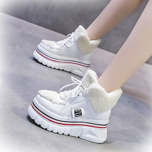 winter cotton snow boots for woman ankle boots heels high wedge warm fur women platform leather sneakers new 2020, Black
winter cotton snow boots for woman ankle boots heels high wedge warm fur women platform leather sneakers new 2020, Black
