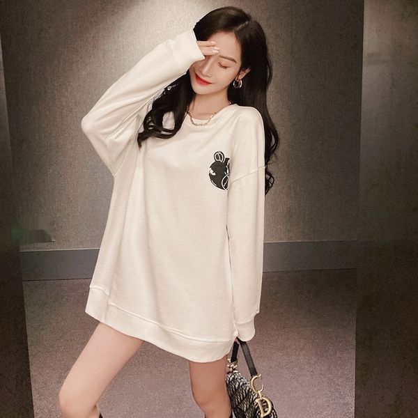 mhxix 2020 autumn new internet celebrity long-sleeved thin loose bear print fashion sweatersweater sweater mid-length women's ins 2am, Black
mhxix 2020 autumn new internet celebrity long-sleeved thin loose bear print fashion sweatersweater sweater mid-length women's ins 2am, Black