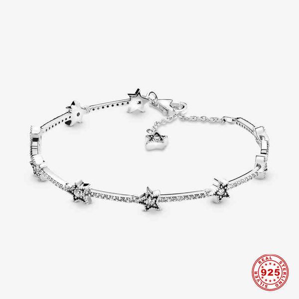 new s925 sterling silver color sky interstellar shine summer bracelet for women luxury jewelry fit original pandora charms, Golden;silver
new s925 sterling silver color sky interstellar shine summer bracelet for women luxury jewelry fit original pandora charms, Golden;silver
