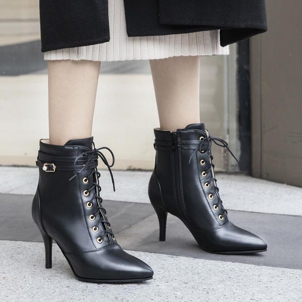 boots ymechic 2021 high heels stiletto buckle strap cross tied thin heeled ankle autumn winter ladies shoes big size, Black
boots ymechic 2021 high heels stiletto buckle strap cross tied thin heeled ankle autumn winter ladies shoes big size, Black