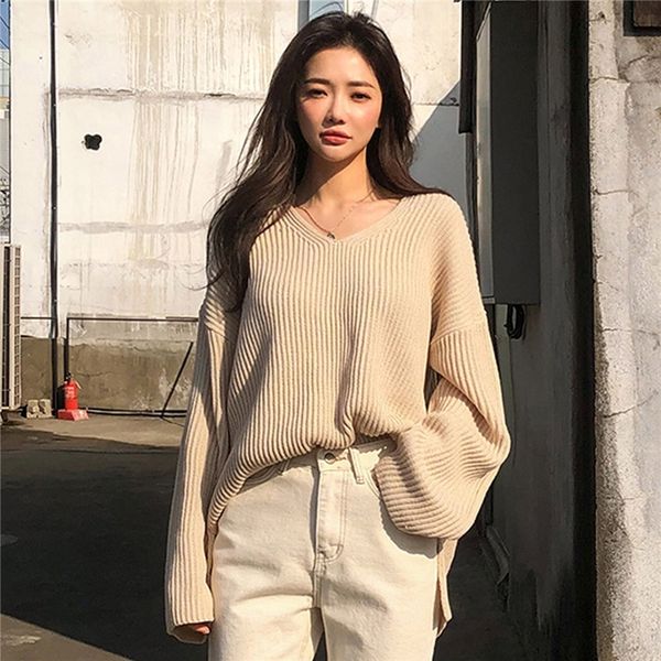 2020 sweater languid spring and autumn new loose pullover sweatersweaterkorean v-neck sweater pullover short long sleeve xw0cr xw0cr, White;black
2020 sweater languid spring and autumn new loose pullover sweatersweaterkorean v-neck sweater pullover short long sleeve xw0cr xw0cr, White;black