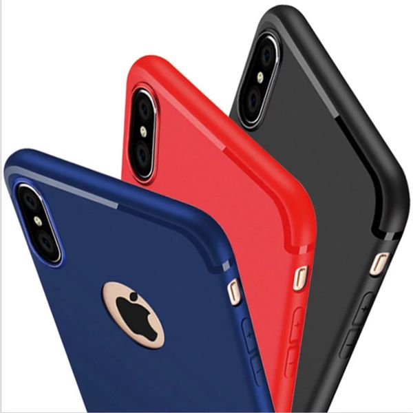 soft slim case tpu silicone cover matte phone cases shell with dust cap for iphone 12 11 pro max x xr xs max 8 7 6 6s plus dhl