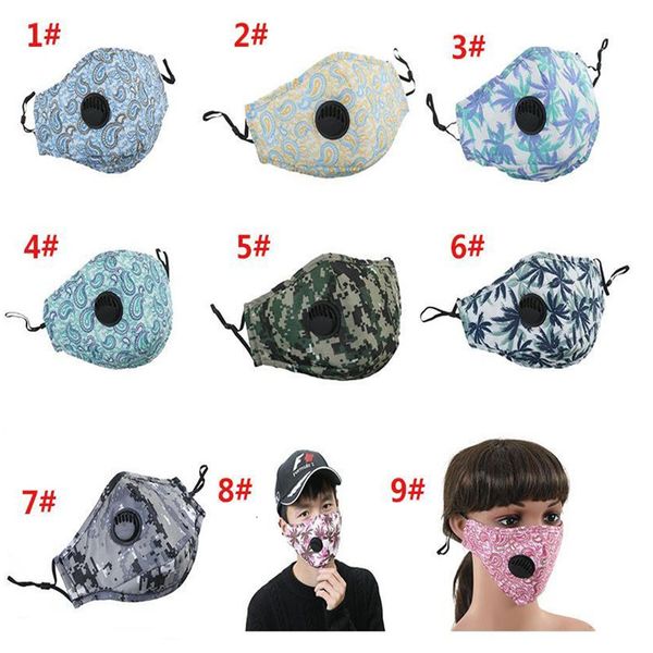 dust floral camo haze cotton mouth anti masks protective dustproof face mask yya62